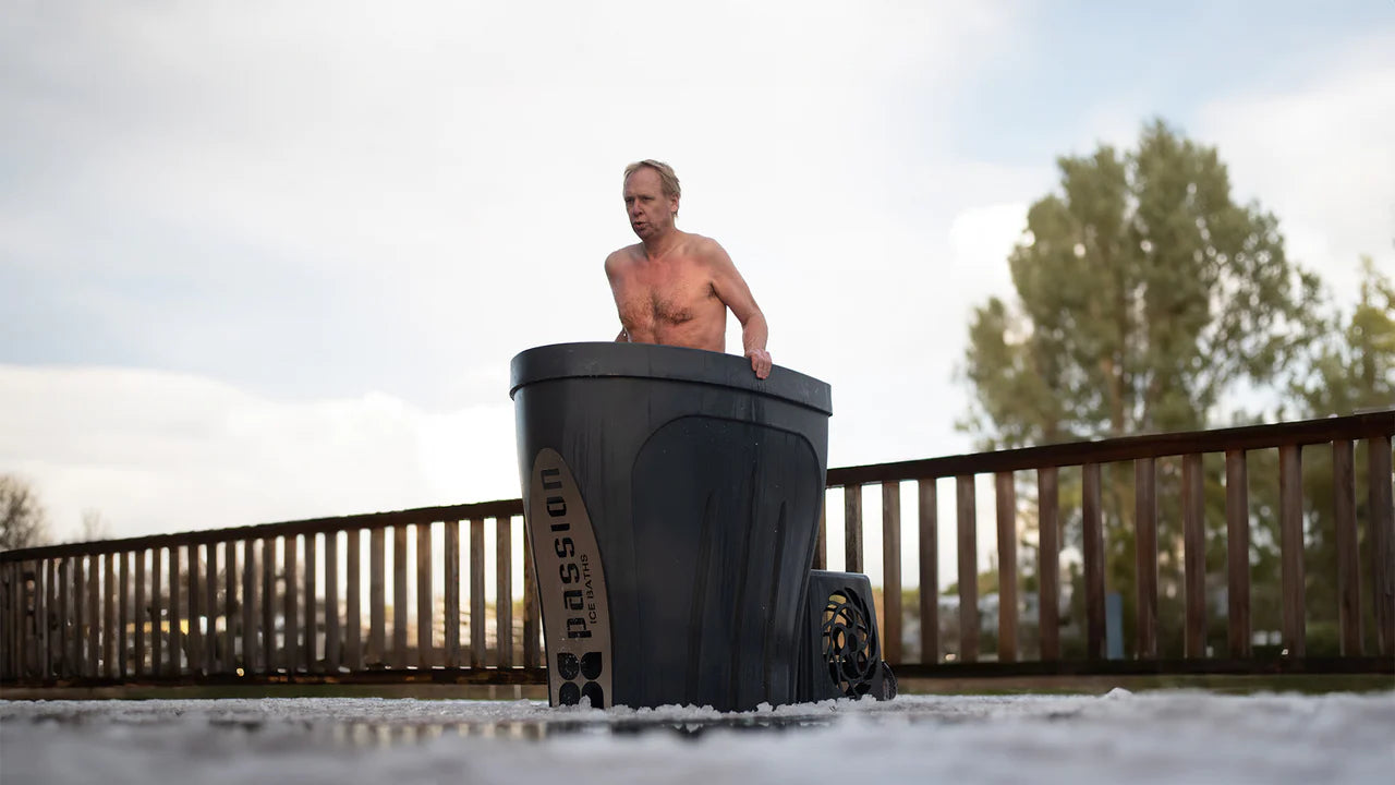 Morning routine with ice baths