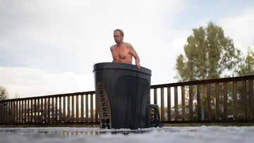 Morning routine with ice baths